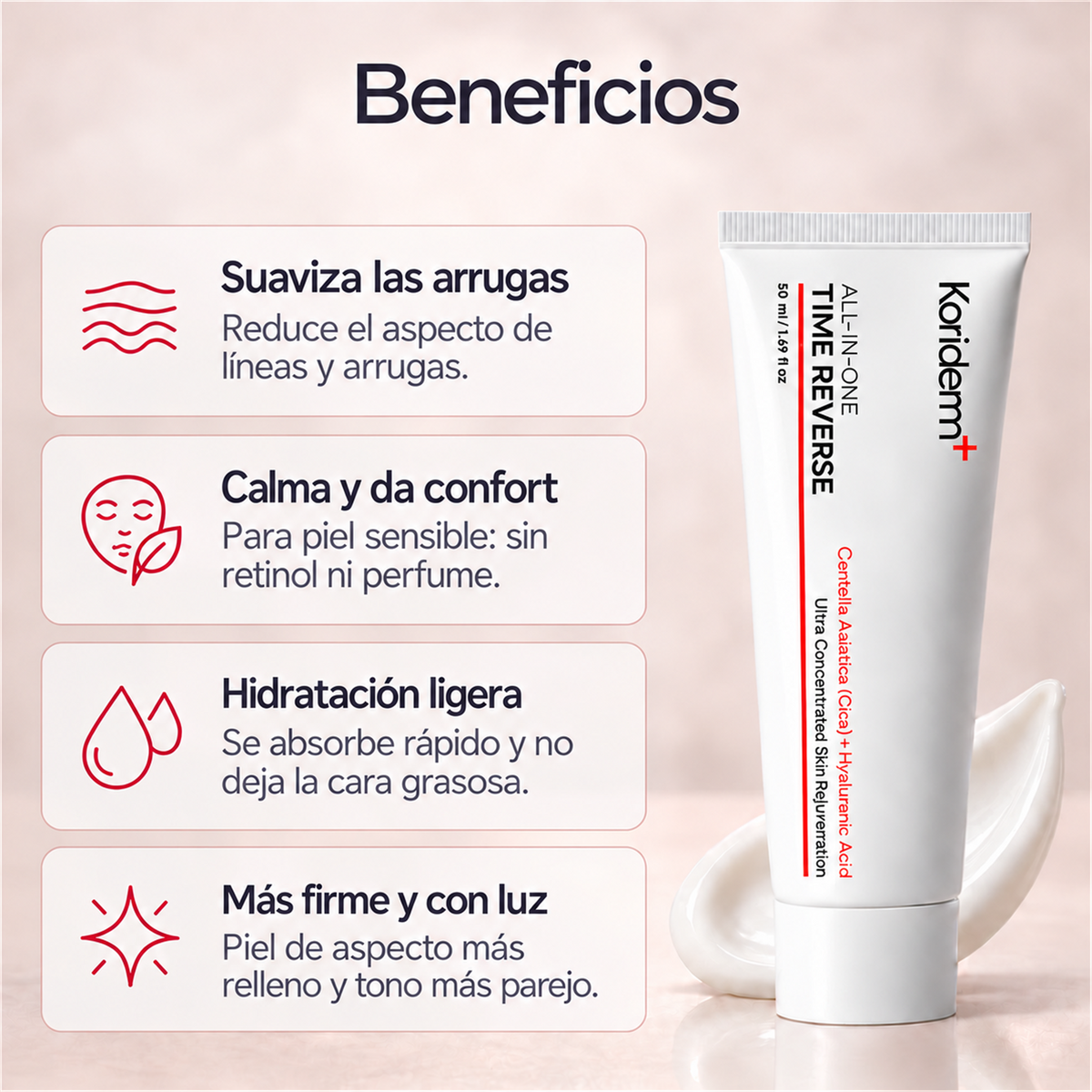 Beneficios de la crema antiedad